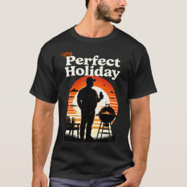 Retro meinen perfekten Urlaub-Light-Text T-Shirt