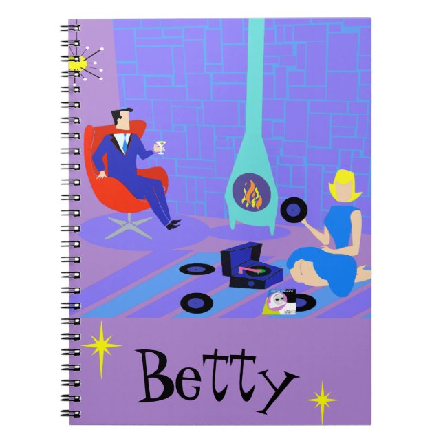 Rétro même à la maison le carnet (Devant)