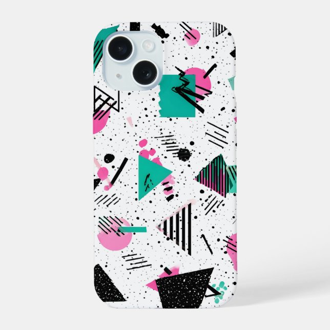 Retro Memphis Geometric Pattern (Verso)