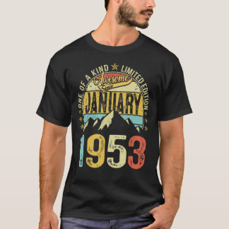 Retro Mens 70. Geburtstag 70 Jahre Phantastisch Ja T-Shirt