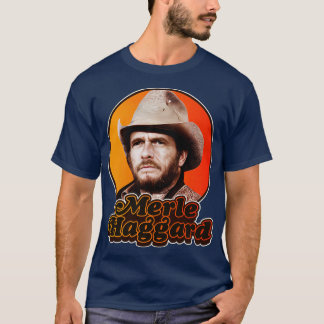Retro Merle Haggard-Design T-Shirt
