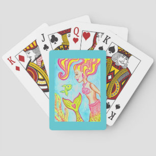 Retro Mermaid Spielkarten