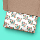 Retro Merry Christmas Holly Jolly Vibes Seidenpapier<br><div class="desc">Dieses Design kann durch Auswahl der Option Design bearbeiten personalisiert werden. Sie können auch auf andere Gegenstände übertragen. Kontaktieren Sie mich unter colorflowcreations@gmail.com oder nutzen Sie die Chat-Option oben auf der Seite, wenn Sie dieses Design auf einem anderen Produkt haben möchten oder Hilfe benötigen. Sehen Sie mehr von meinen Designs...</div>