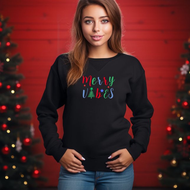 Retro Merry Vibes T - Shirt (Von Creator hochgeladen)