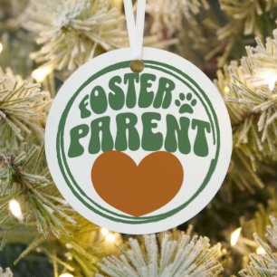Retro Metal Ornament - Pet Foster Parent Aus Metall