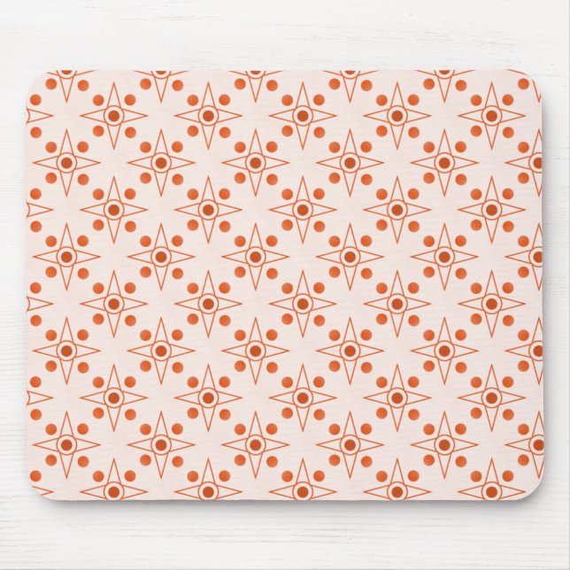 Retro-metrische Mousepad, Mandarine Mousepad (Vorne)