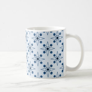 Retro-metrische Tasse, Royal Blue Kaffeetasse