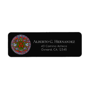 Retro Mexican Aztec Kalender Sunstone Hispanic