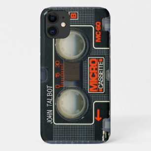 Retro Micro Audiotape Cassette personalisiert iPC Case-Mate iPhone Hülle