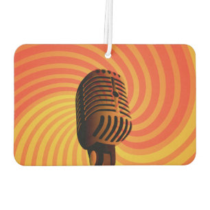 Retro Microphone Auto Lufterfrischer