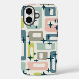 Retro Mid Century Modern iPhone 16 Hülle