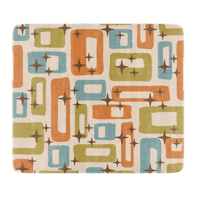 Retro Mid Century Modern Schneidebrett (Vorderseite)