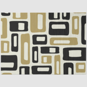 Retro Mid Century Modern Seidenpapier