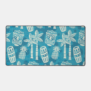 Retro-Mid-Century-Modern-Tiki-Muster Schreibtischunterlage
