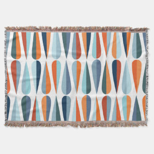 Retro-mid-century, Muster mit Tropfenformen. Decke