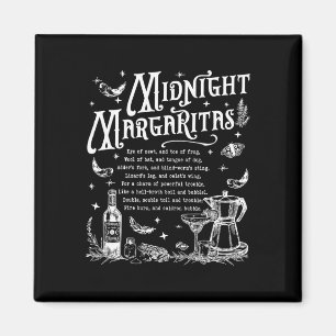 Retro Midnight Margaritas Funny Halloween Magisch Magnet