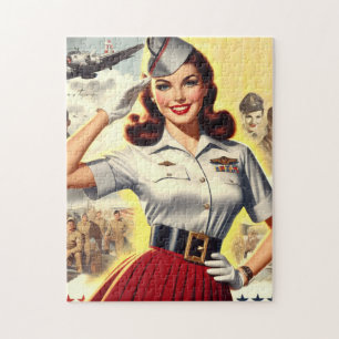 Retro-Militär-Pin-up