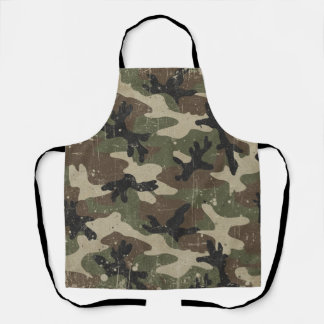 Retro-Militär-Tarnmuster Schürze