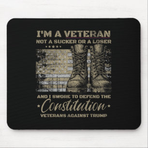 Retro-Militärveteranen gegen Trump-Protest Mousepad
