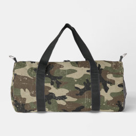 Retro Military Camouflage Pattern Duffle Bag