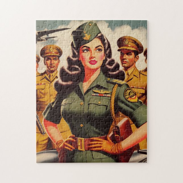 Retro Military Pinup (Vertikal)