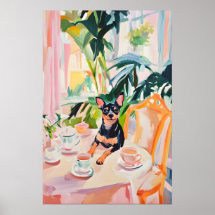 Retro Miniatur Pinscher Poster, Miniatur Poster