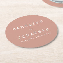Retro Minimalistisch Dusty Rose Schreibmaschine Ho