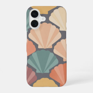 Retro-Minimalistische Muscheln / Retro-Minimalisti iPhone 16 Hülle