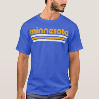 Retro Minnesota Streifen T-Shirt