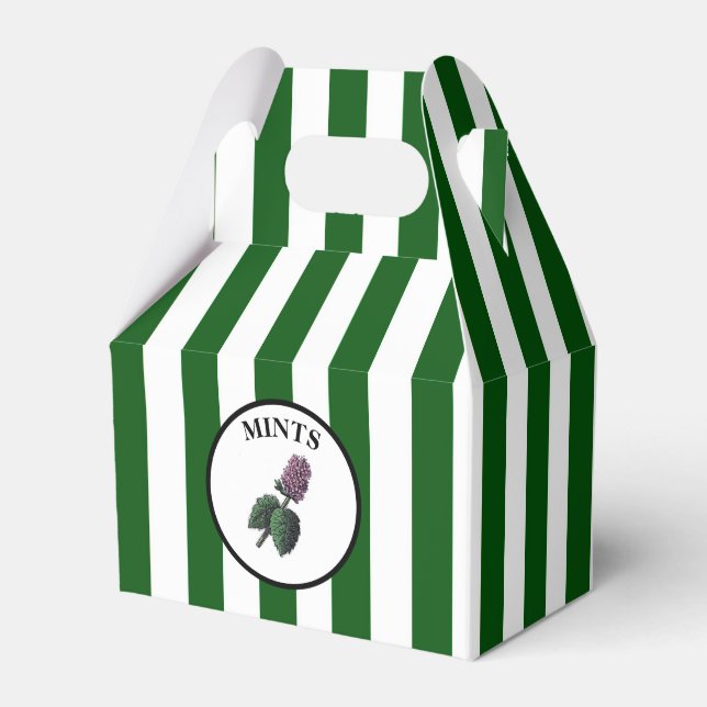 Retro Mint Geschenkschachtel (Vorderseite)