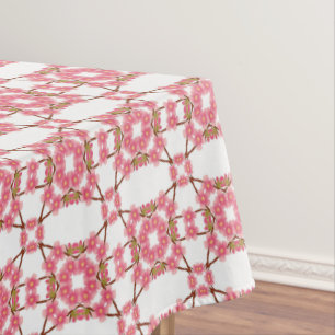 Retro mit Blumenmuster Tischdecke