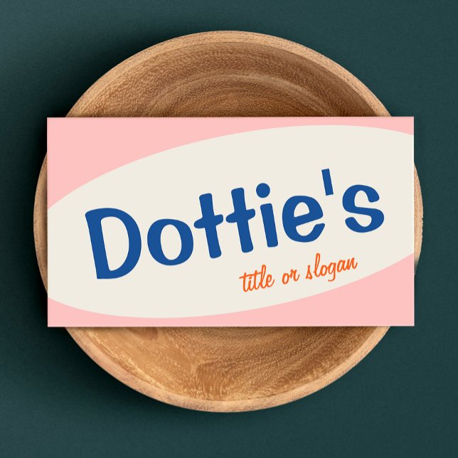 Retro Mitte der 50er Jahre Visitenkarte (Von Creator hochgeladen)