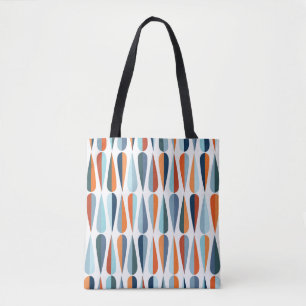 Retro Mitte des Jahrhunderts, Fallformen Muster. Tasche