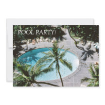 Retro Mitte des Jahrhunderts Inspiriert Pool Party