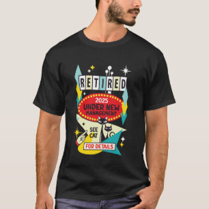 Retro Mitte des Jahrhunderts Modern Unter Neuer Le T-Shirt