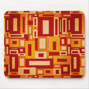 Retro Mitte des Jahrhunderts moderne Geometrics Mousepad