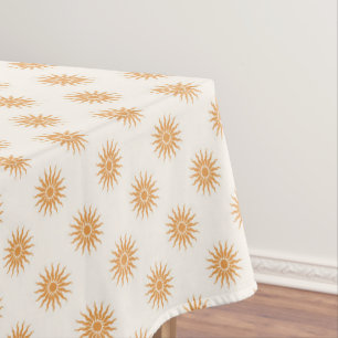 Retro Mitte des Jahrhunderts Modernes Muster Tischdecke