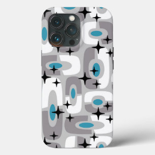 Retro Mitte Jahrhundert Modernes kosmisches Abstra Case-Mate iPhone Hülle
