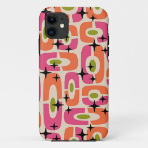Retro-Mittelmoderne abstrakte Muster Case-Mate iPhone Hülle