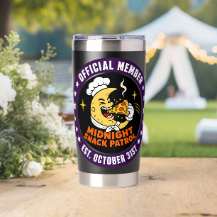 Retro-Mitternachtssnack-Patrouille Halloween  Thermobecher
