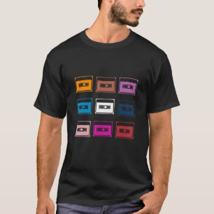 Retro-Mix-Kassetten-Stil Vintag T-Shirt