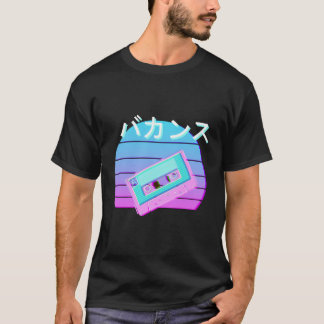 Retro Mix Tape Japanischer Otaku Ästhetik Vapor de T-Shirt