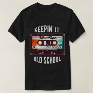 Retro-Mixtape 'Keepin' It Old School' T-Shirt