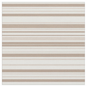 Retro-Mocha-Braun und Taupe-fette vertikale Streif Stoff