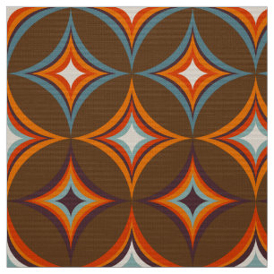 Retro Mod 60er 70er Stoffmuster Stoff
