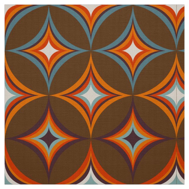 Retro Mod 60er 70er Stoffmuster Stoff (Muster)