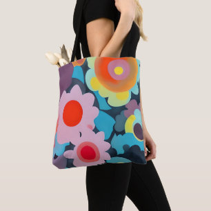 Retro-Mod-Blume Tasche