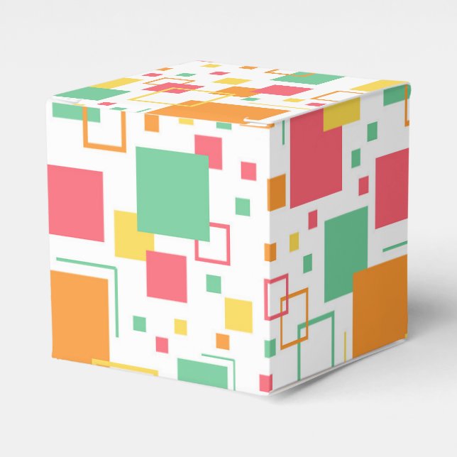 Retro Mod Citrus Geschenkschachtel (Vorderseite)