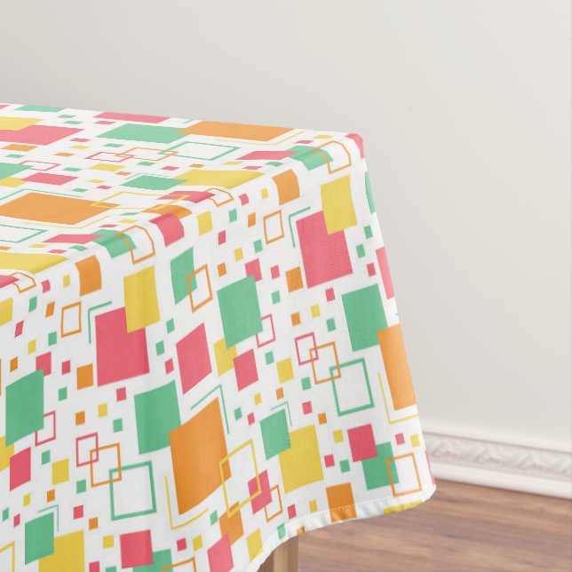 Retro Mod Citrus Tischdecke (Beispiel)