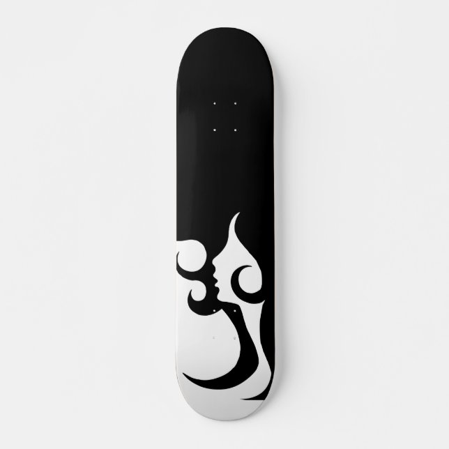 Retro Mod Femme Skateboard Deck (Devant)